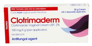 Clotrimaderm Vaginal Cream 2% with Applicator 25g - Effective Treatment for Vaginal Yeast Infections