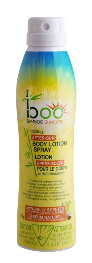 Boo Bamboo After Sun Body Lotion - Spray - Cooling - 5.75 Fl Oz