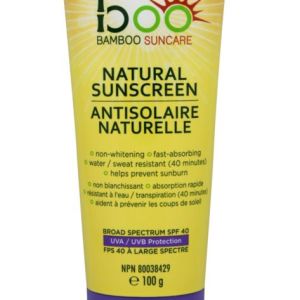 Boo Bamboo Baby & Kids Natural Sunscreen With Bamboo Extract Spf 40 Sunscreen
