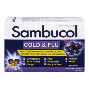 Sambucol Cold & Flu Capsules 24.0 Capsules