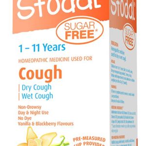 Boiron Children’s Stodal Sugar Free Is A Homeopathic Syrup For Wet Or Dry Cough In Children 1 To 11 Years Of Age. 125.0 Ml Cough, Cold and Flu Treatments