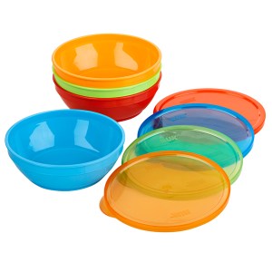 First Essentials By Nuk Bunch-a-bowls, Assorted Colors, 4-pack Baby Needs