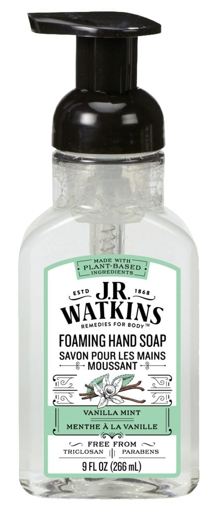 J.r. Watkins Vanilla Mint Foaming Soap