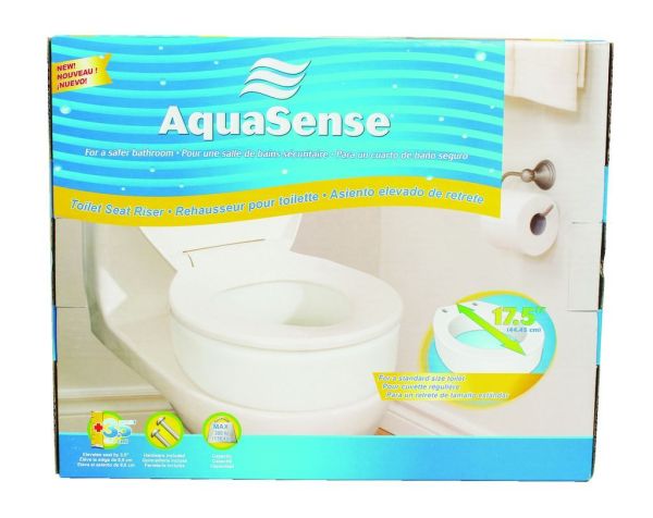 Aquasense Toilet Seat Riser Home Health Care