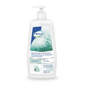 Tena Body Wash/shampoo Scent Free 1000ml