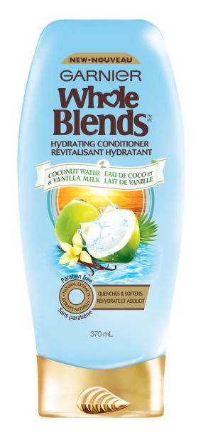 Garnier Whole Blends Conditioner With Coconut Water & Vanilla Milk Extracts 12.5 Fl Oz