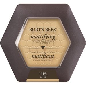 Burt’s Bees Mattifying Powder Foundation – Sand #1115 – Beige with Pink Undertones Cosmetics