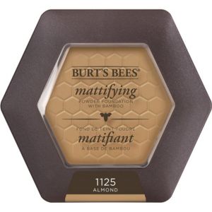 Burt’s Bees Mattifying Powder Foundation – Almond #1125 – Medium Brown with Pink Undertones Cosmetics