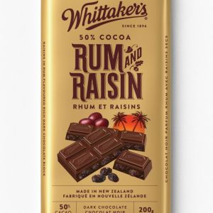 Whittaker’s Rum & Raisin Chocolate Confections