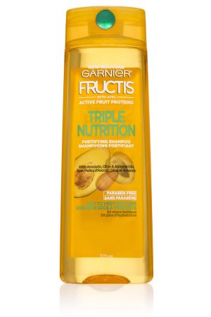 Garnier Fructis Triple Nutrition Shampoo, Dry To Very Dry Hair, 12.5 Fl. Oz.