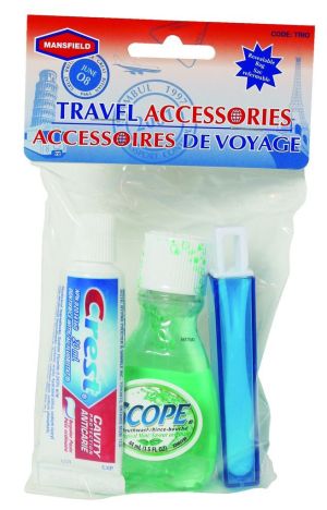 Mansfield 3 Piece Travel Accessories Kit
