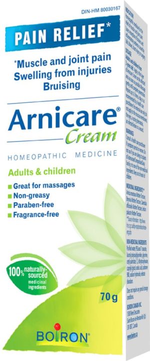 Boiron Arnicare Cream Relieves Muscle And Joint Pain, And Treats Bruises And Bumps 70.0 G