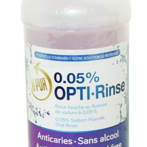 X-pur Opti-rinse Plus 0.05% Sodium Fluoride Grape Mouthwash and Oral Rinses