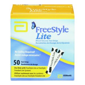 Freestyle Lite Blood Glucose Test Strips Glucose Monitoring