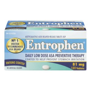 Entrophen 81mg Daily Low Dose Asa Preventative Therapy Low-dose ASA
