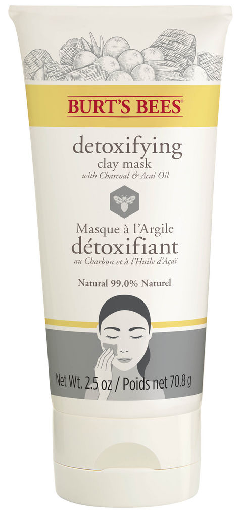 Burt's Bees Detoxifying Clay Mask With Charcoal And Acai Oil