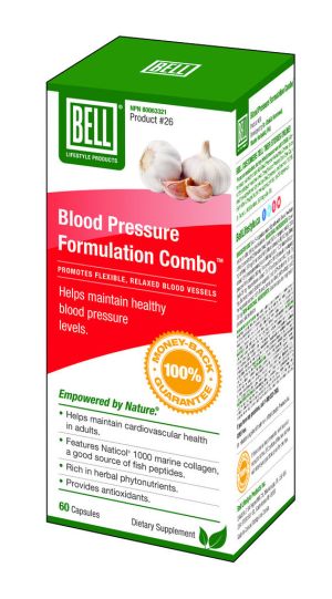 Bell Master Herbalist Series- Healthy Blood Pressure Support #26 - 60 Capsules