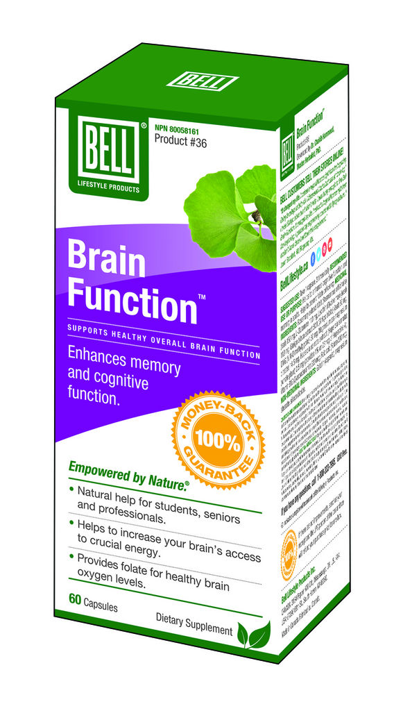 Bell Brain Function – 60 Capsules Herbal And Natural