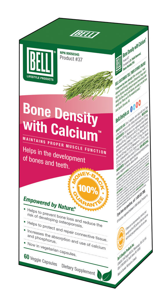 Bell Bone Strength With Calcium – 60 Capsules Herbal And Natural