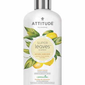 Attitude Super Leaves Natural Hand Soap Lemon Leaves Hand And Body Soap
