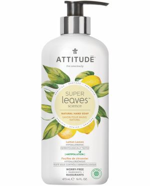 Attitude Super Leaves Natural Hand Soap Lemon Leaves
