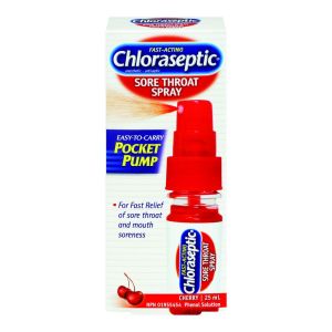 Chloraseptic Chloraseptic Sore Throat Spray Pocket Pump Cherry 25.0 Ml Throat Lozenges and Sprays