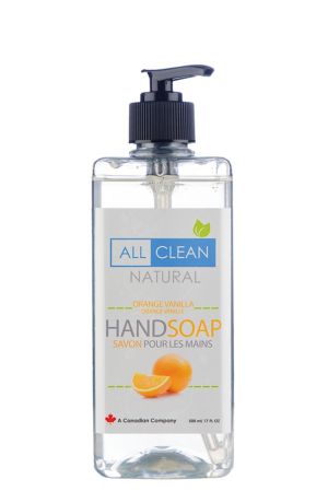 All Clean Natural Orange Vanilla Handsoap
