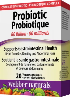 Webber Naturals Probiotic 80 Billion