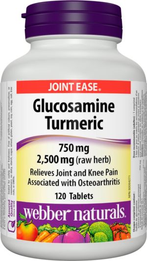 Webber Naturals Glucosamine Turmeric 750 Mg/2500 Mg