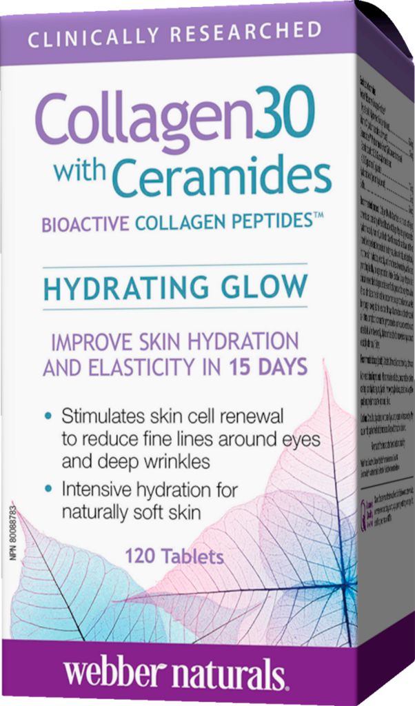 Webber Collagen30 With Ceramides Bioactive Collagen Peptides 120.0 Tab