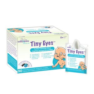Baby Works Tiny Eyes 30-count Purified Cleansing Wipes Baby Needs
