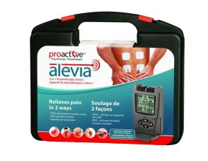 Proactive Alevia 2-in-1 Tens And Ems Unit For Pain Management, Grey Grey/black Standard