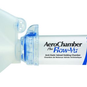 Aerochamber Plus Flow-vu With Large Mask Aerochamber and Supplies