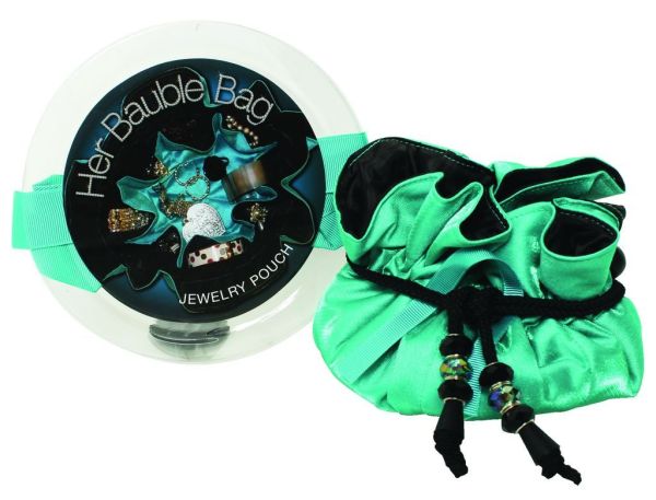 Her Bauble Bag Tiffany Teal With Black Cosmetics