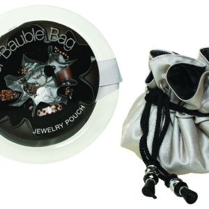 Her Bauble Bag Silver With Black Cosmetics