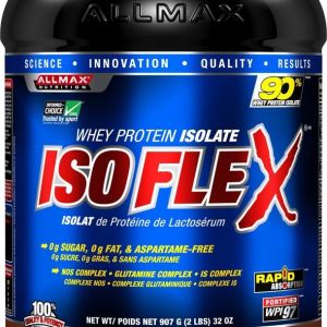 Allmax Whey Protein Isolate Isoflex Chocolate Protein Powder