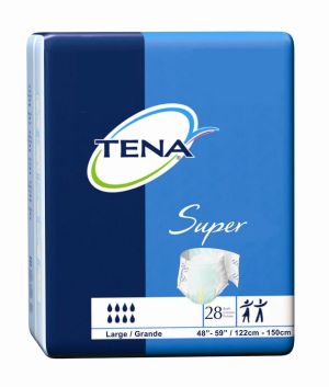 Tena Serenity Super Briefs White - 56.0 Ea