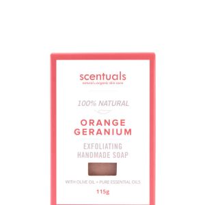 Scentuals 100% Handmade Natural Soap Orange Geranium Skin Care