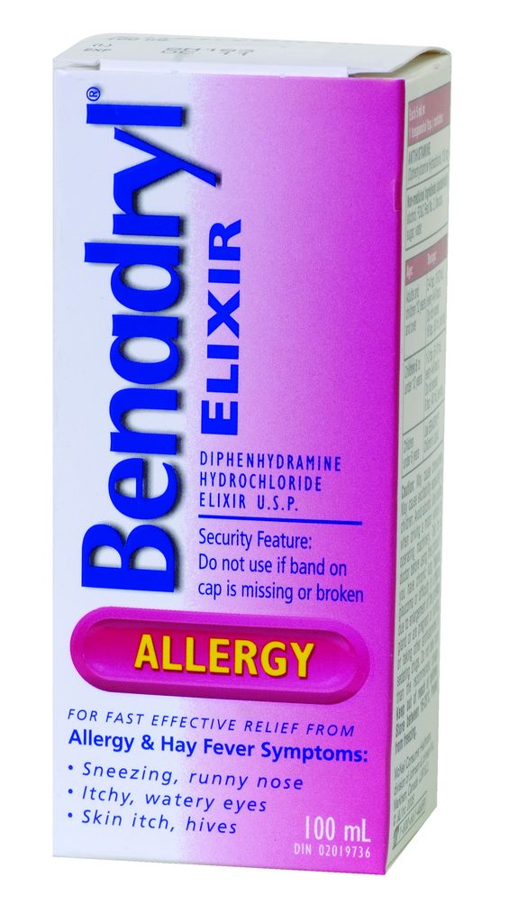 Benadryl Elixir 100ml Antihistamines
