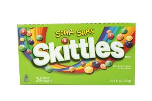 Skittles Surs 51g, 24/paquet