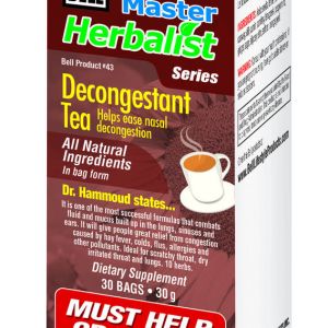 Bell Lifestyle Products Decongestant Tea Herbal And Natural