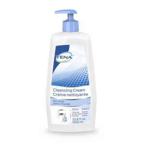 Tena Cleansing Cream, 33.8 Fl Oz Incontinence