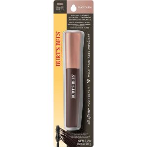 Burts Bees 100% Natural Origin All Aflutter Multi-benefit Mascara 1810, Black Brown - 0.32 Ounce