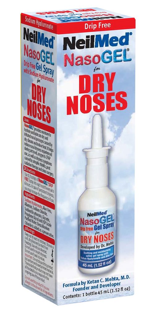 Neilmed Nasogel Nasal Moisturizer Spray For Dry Noses 30ml CTC Health