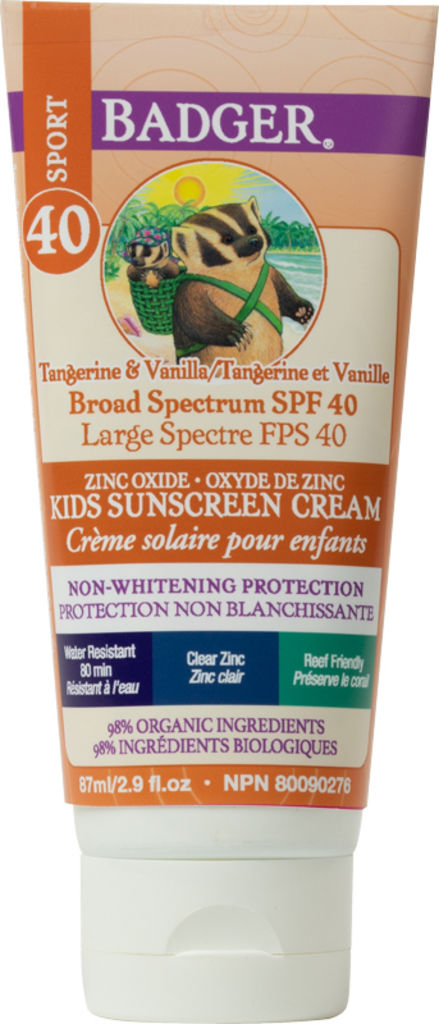 Badger Spf 40 Kids Clear Zinc Sunscreen Sun Care