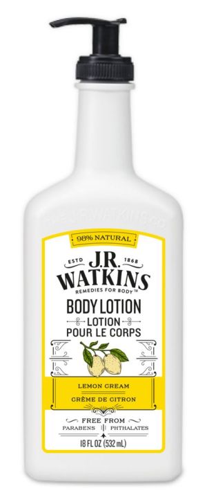 J.r. Watkins Moisturizing Body Lotion Pump Lemon Cream