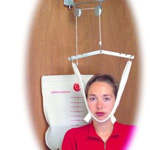 Medpro Cervical Traction Device, Over The Door, White White Standard Home Health Care