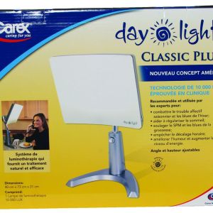 Carex Day-Light Classic Plus Bright Light Therapy Lamp, 10,000 LUX Sun Lamp Mood Light Home Health Care
