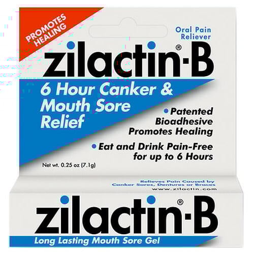 Zilactin-b Long Lasting Mouth Sore Gel
