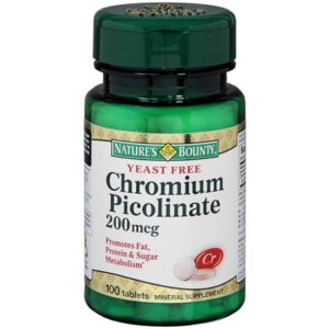 Natures Bounty Chromium Picolinate 200mcg 100tb